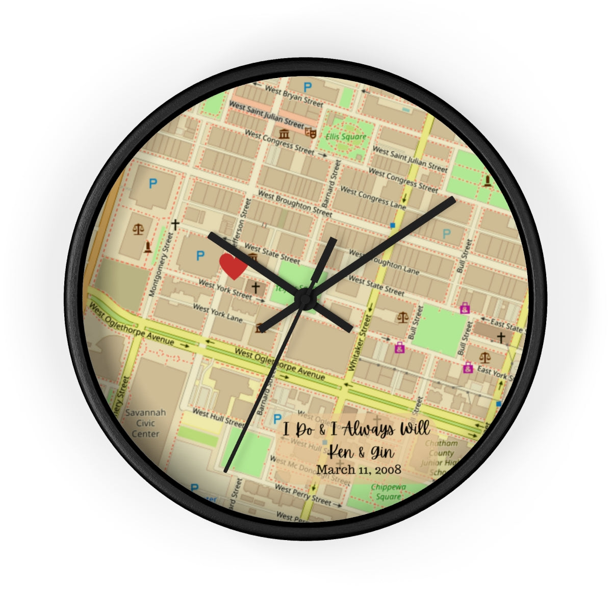 Custom Anniversary Wall Clocks - Unique Gift Idea | Buenavibra Digital