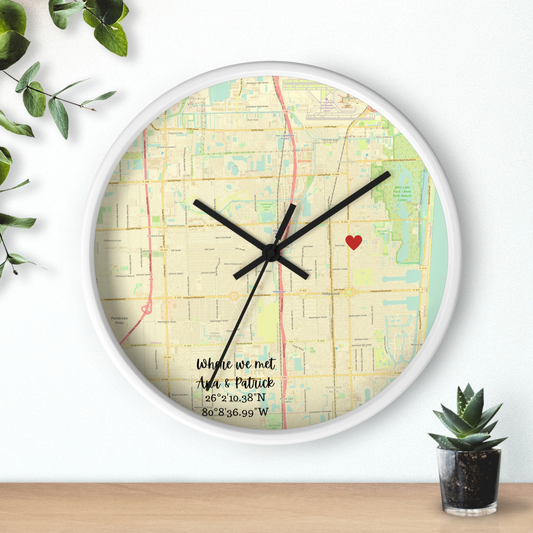 Custom Love Story Clocks - Unique Anniversary Gift | Buenavibra Digital