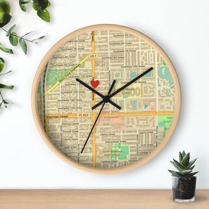 Cherish Memories with Our Custom Map Clock