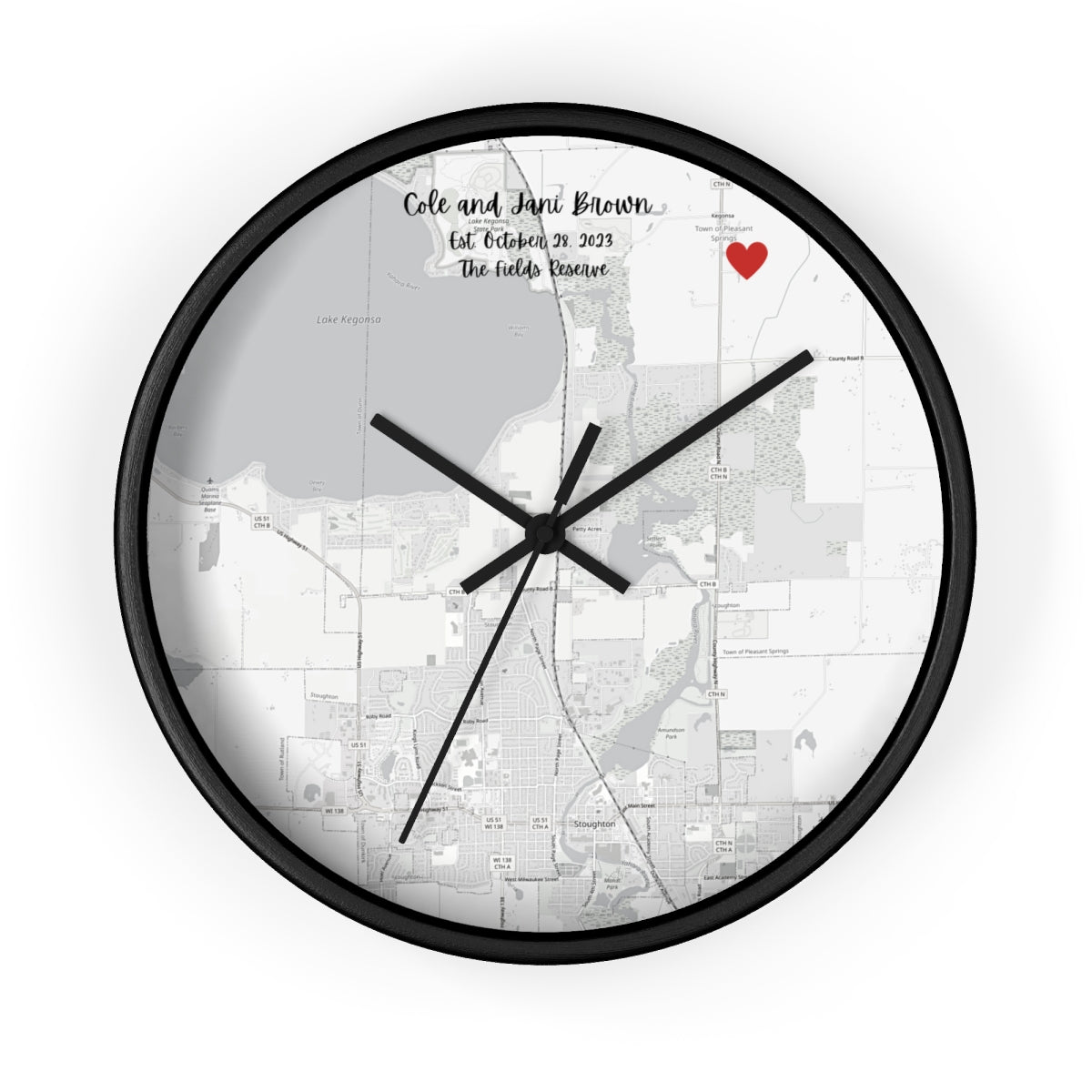 Custom Anniversary Wall Clocks - Unique Gift Idea | Buenavibra Digital